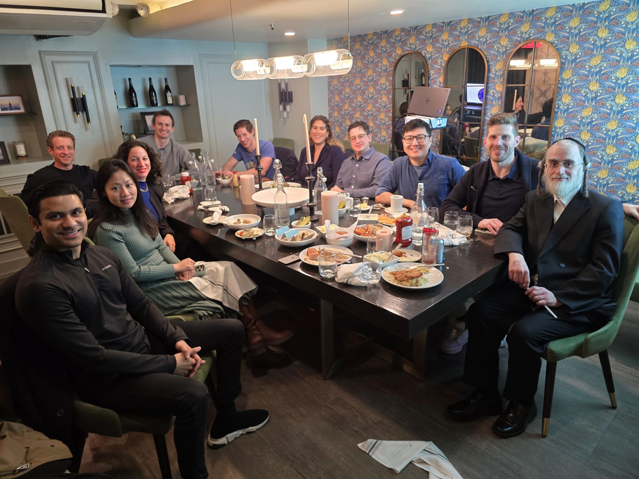 Founders, investors, and operators at an invite-only Manhattan dinner
